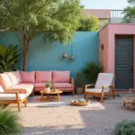 12 Backyard Wall Color Ideas for Fresh Outdoor Style