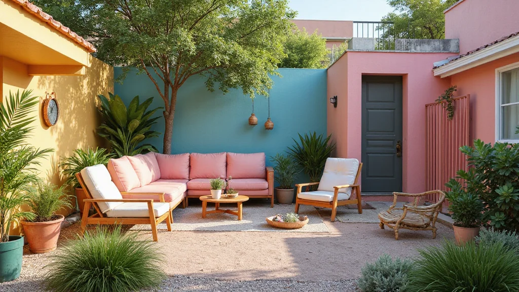 12 Backyard Wall Color Ideas for Fresh Outdoor Style