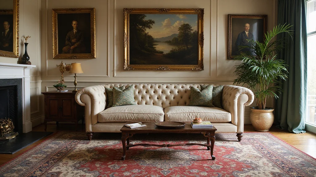 12 Chesterfield Sofa Living Room Ideas for Classic Elegant Style