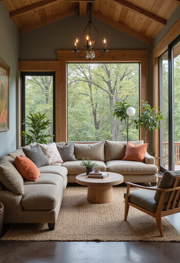 12 Comfortable Living Room Ideas for Relaxed Everyday Living - 10. Outdoor-Inspired Decor