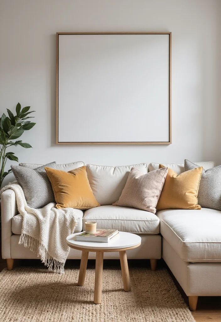 12 Comfortable Living Room Ideas for Relaxed Everyday Living - 12. Cozy Accents for a Finishing Touch