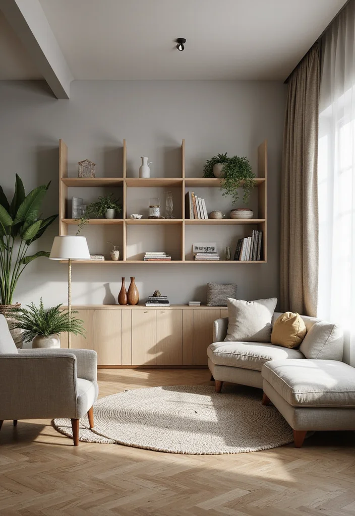 12 Comfortable Living Room Ideas for Relaxed Everyday Living - 7. Multi-functional Spaces