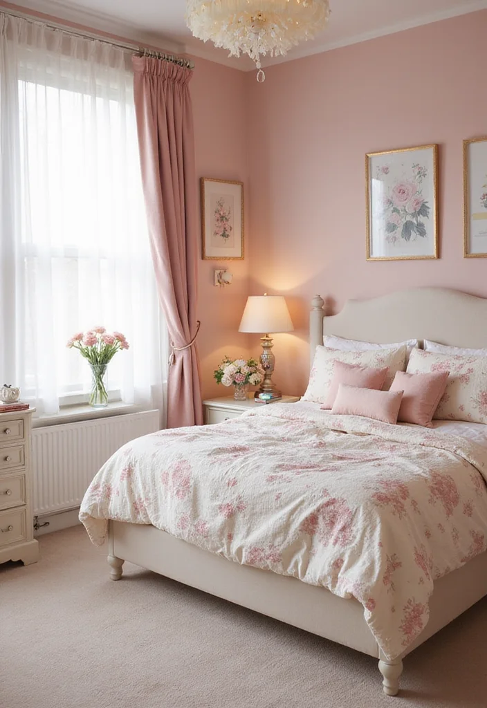 12 Coquette Bedroom Ideas for Soft Romantic Details - 4. Soft Color Palettes