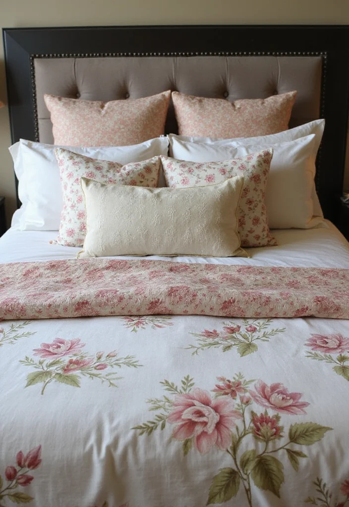 12 Coquette Bedroom Ideas for Soft Romantic Details - 9. Layered Bedding