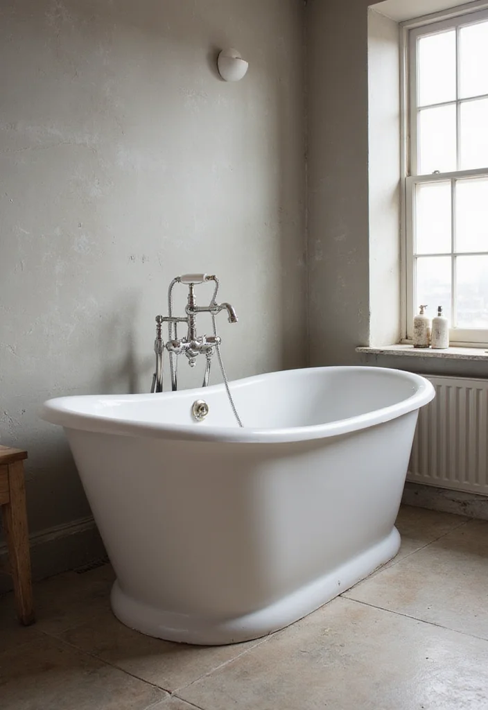 12 Craftsman Bathroom Ideas for Classic Woodwork Charm - 9. Unique Bathtub Styles