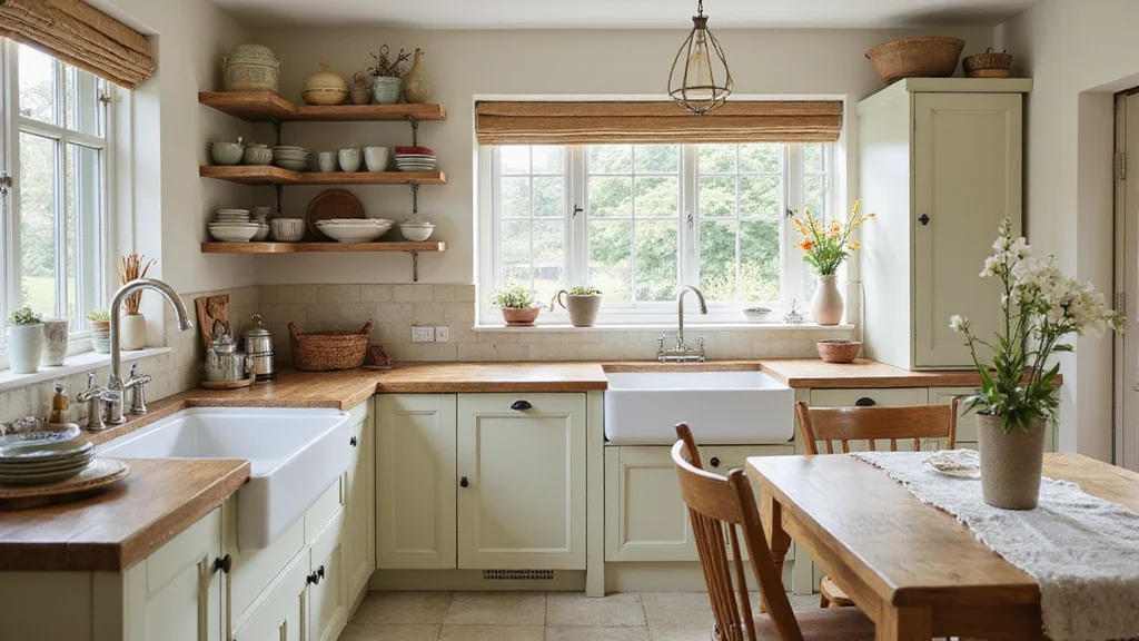 12 English Cottage Kitchen Ideas for Charming Vintage Comfort