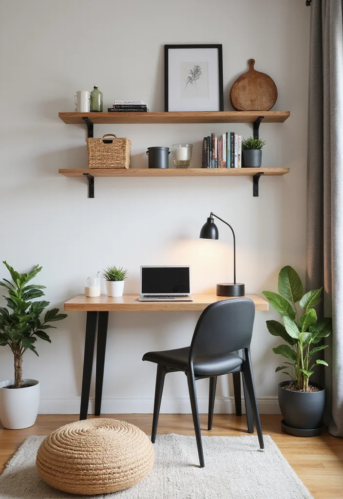 12 Extra Living Room Space Ideas for Better Functionality - 4. Wall-Mounted Furniture