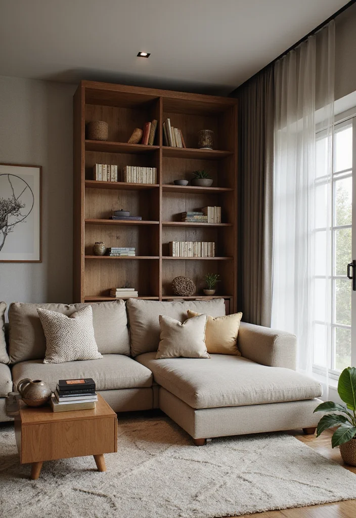 12 Extra Living Room Space Ideas for Better Functionality - 5. Use a Room Divider