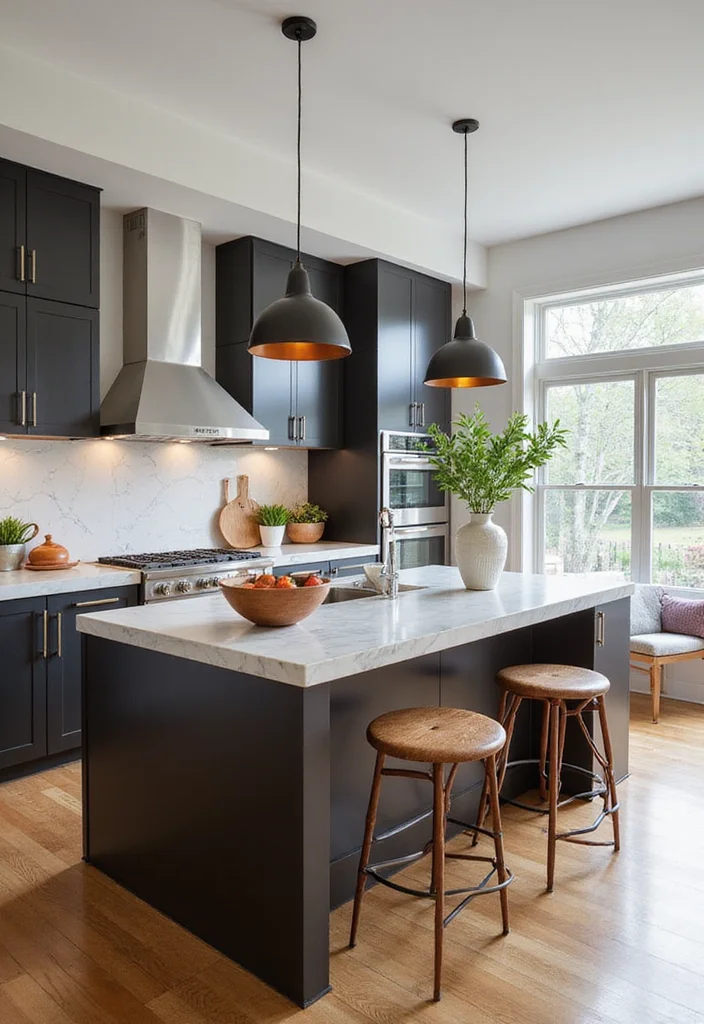 12 Kitchen Island Styling Ideas for a Polished Finished Look 34 12 Kitchen Island Styling Ideas for a Polished Finished Look - 4. Stylish Bar Stools