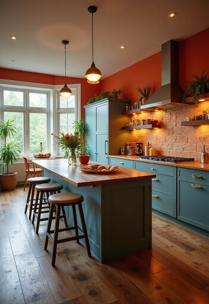 12 Kitchen Island Table Ideas for Flexible Dining Space - 3. Bar-Height Islands for Casual Dining