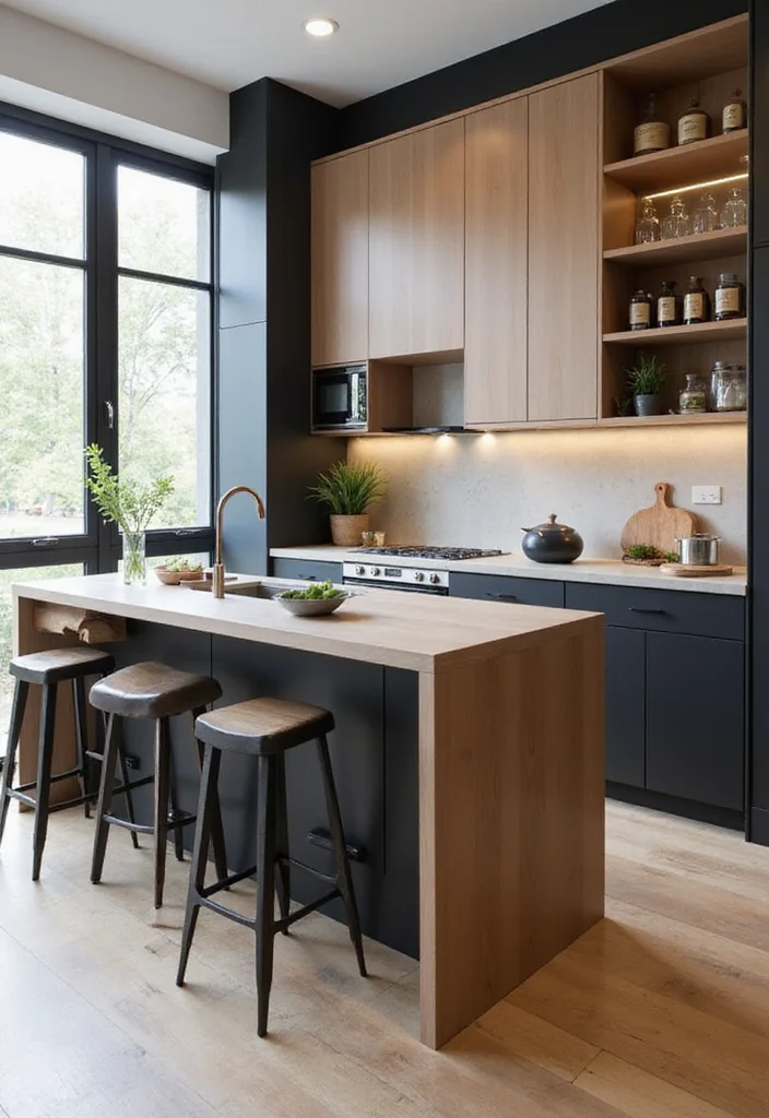 12 Micro Kitchen Ideas for Efficient Tiny Layouts - 6. Multifunctional Islands