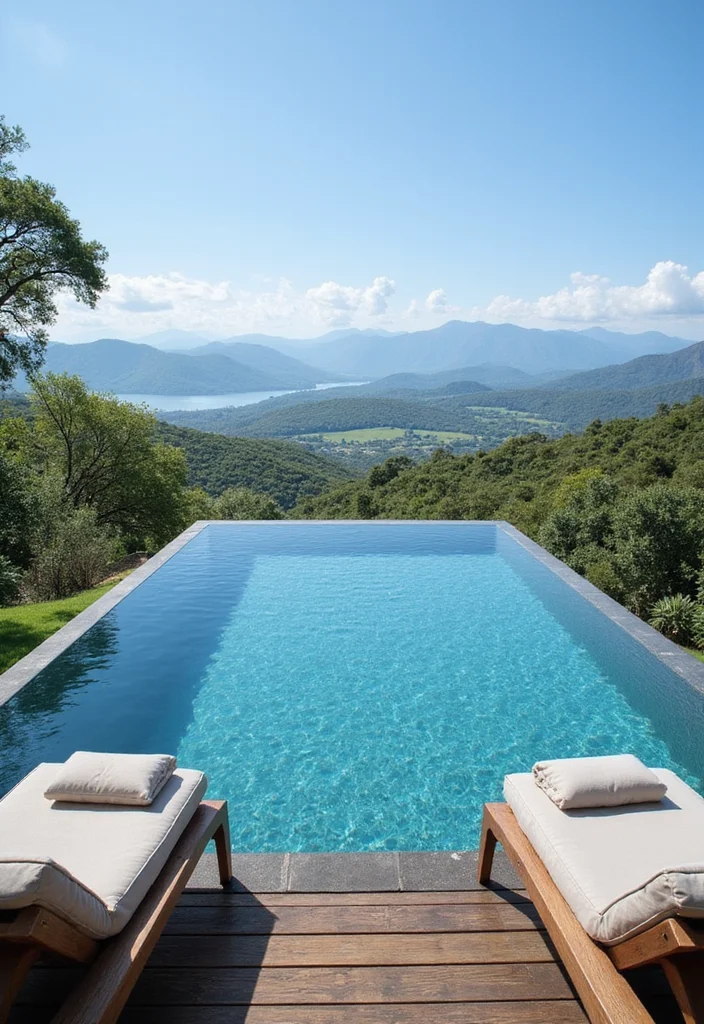 12 Pool in Small Backyard Ideas for Smart Space Use - 2. Infinity Edge Magic