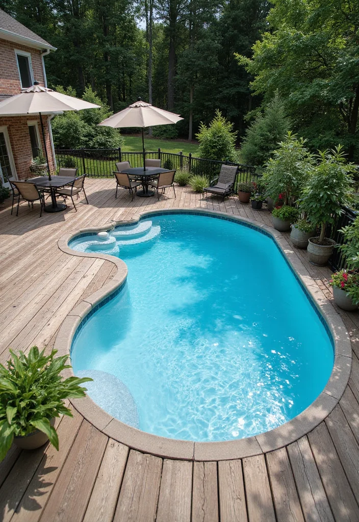 12 Pool in Small Backyard Ideas for Smart Space Use - 5. Above-Ground Wonders