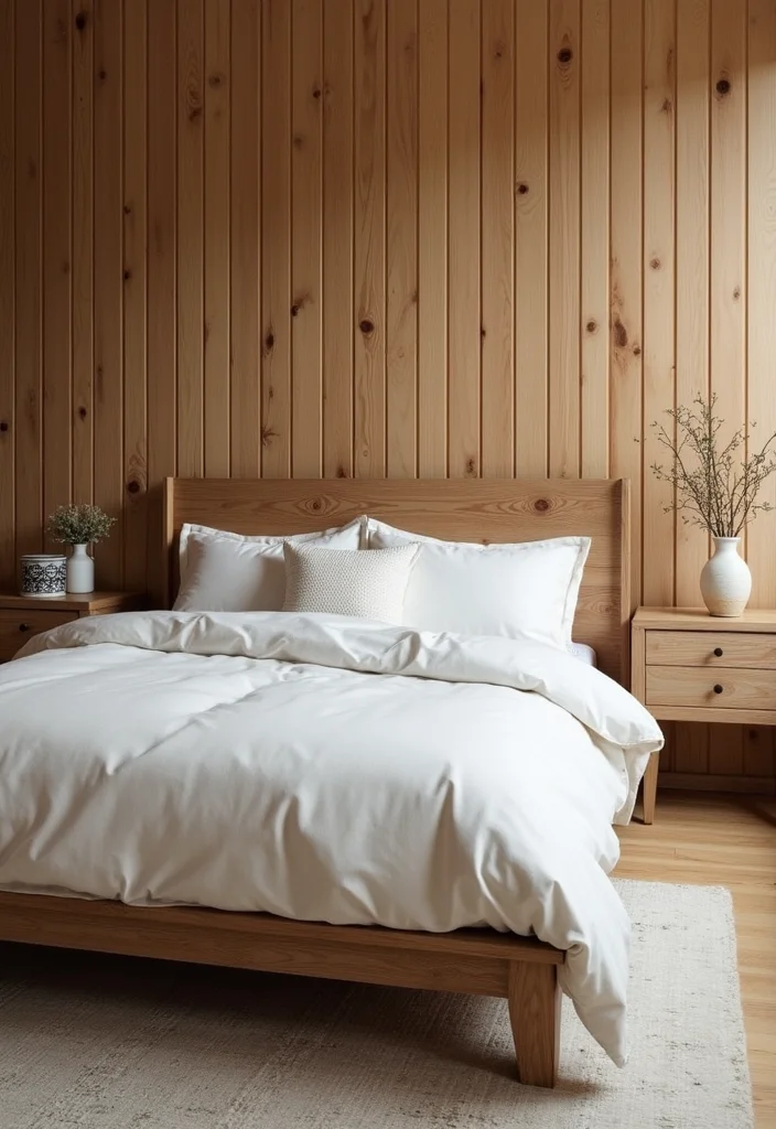 12 Primitive Bedroom Ideas for Rustic Minimal Comfort - 1. Embrace Natural Wood Elements
