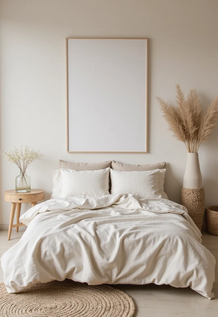 12 Primitive Bedroom Ideas for Rustic Minimal Comfort - 2. Soft Neutral Color Palettes