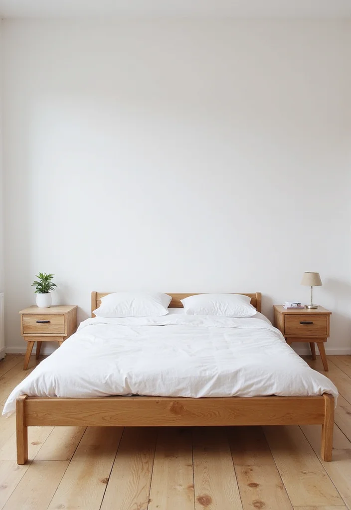 12 Primitive Bedroom Ideas for Rustic Minimal Comfort - 5. Minimalist Furniture Choices