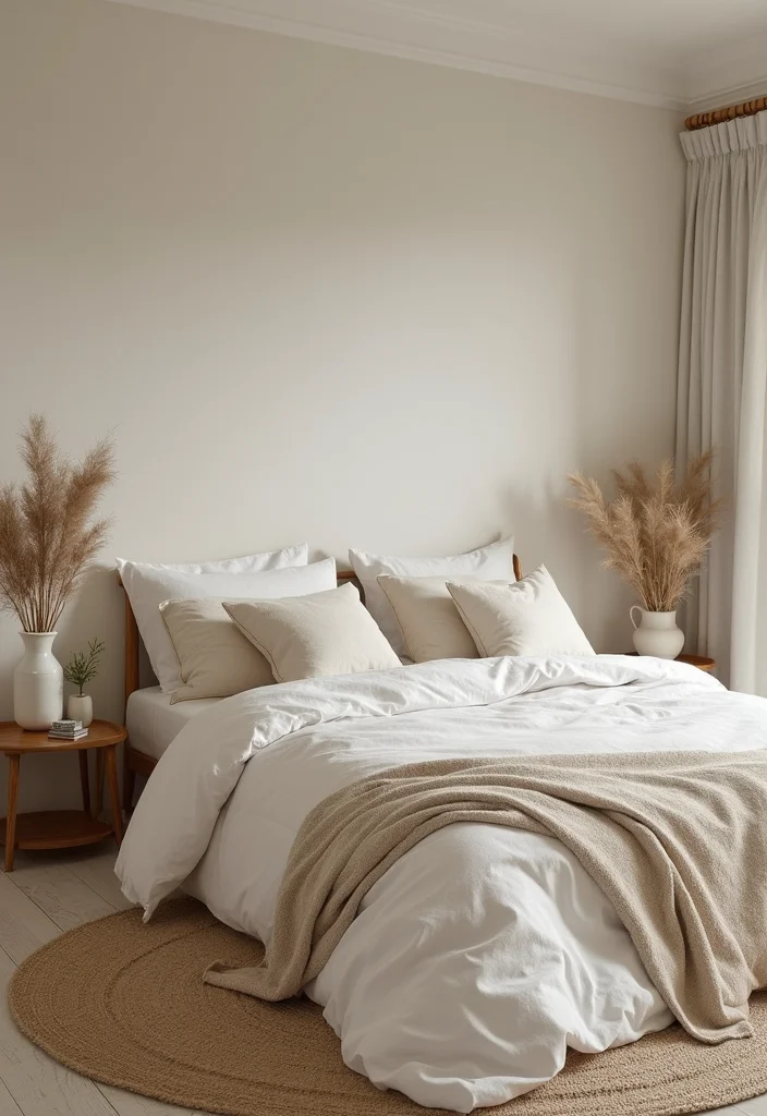 12 Primitive Bedroom Ideas for Rustic Minimal Comfort - 8. Use Natural Fabrics