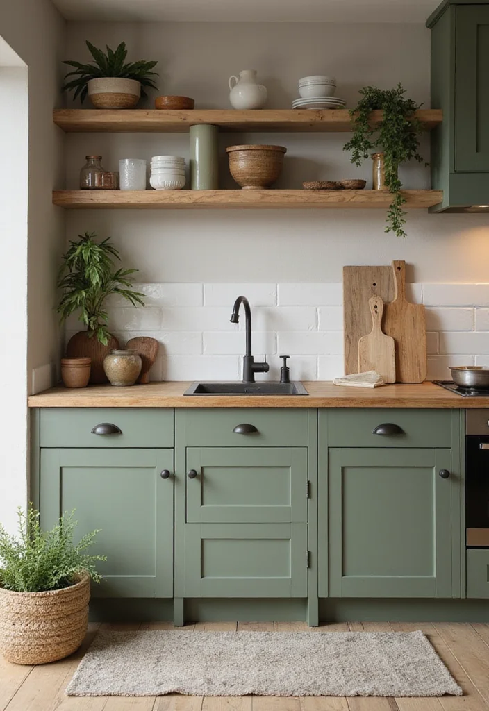 12 Primitive Kitchen Ideas for Simple Rustic Character - 6. Earthy Color Palettes