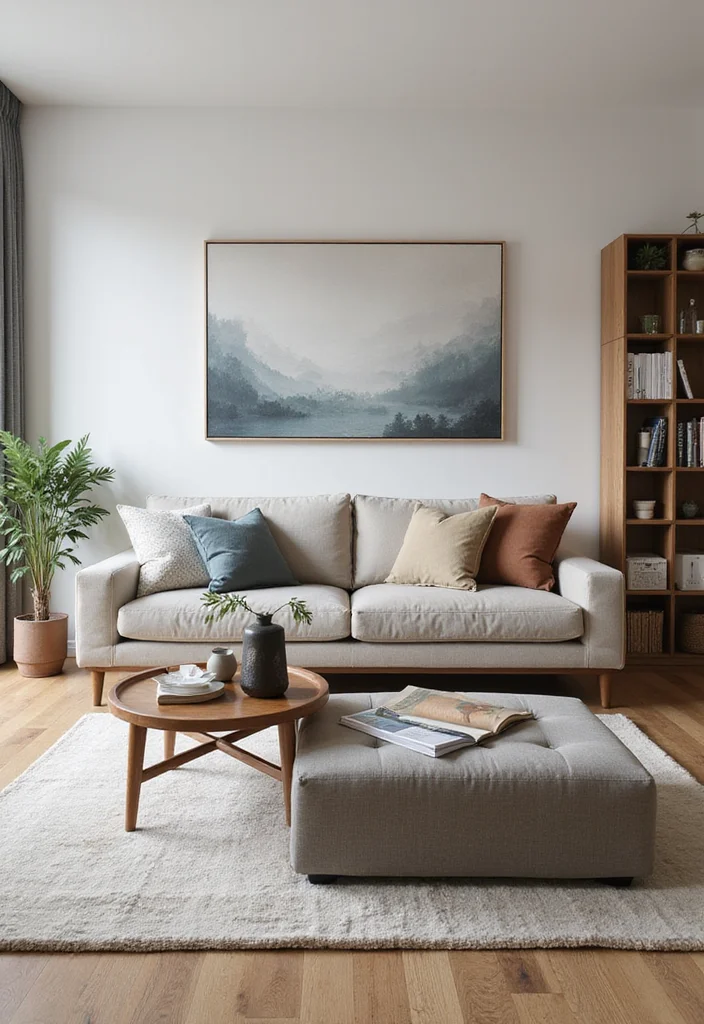 12 Square Living Room Ideas for Balanced Flexible Layouts - 2. Multi-Functional Furniture