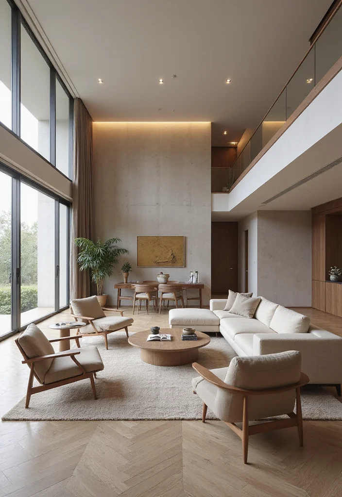 12 Square Living Room Ideas for Balanced Flexible Layouts - 8. Open Layout Concepts