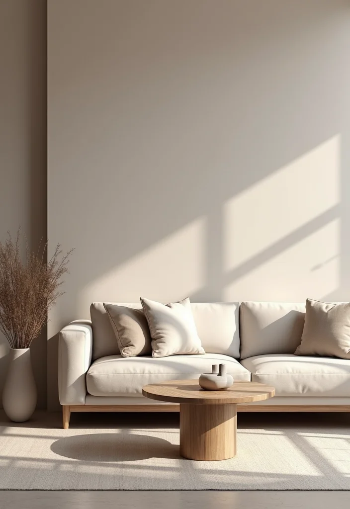 12 Taupe Living Room Ideas for Soft Neutral Warmth - 5. Minimalist Vibes