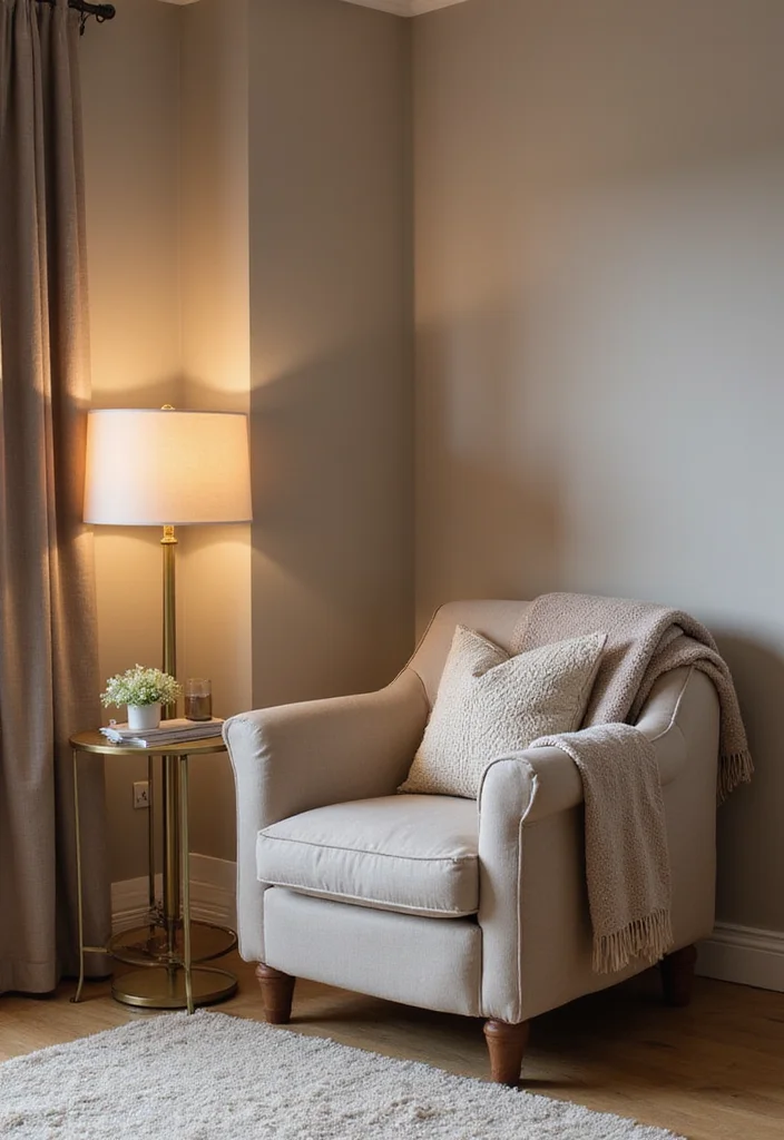 12 Taupe Living Room Ideas for Soft Neutral Warmth - 6. Cozy Corner Nooks
