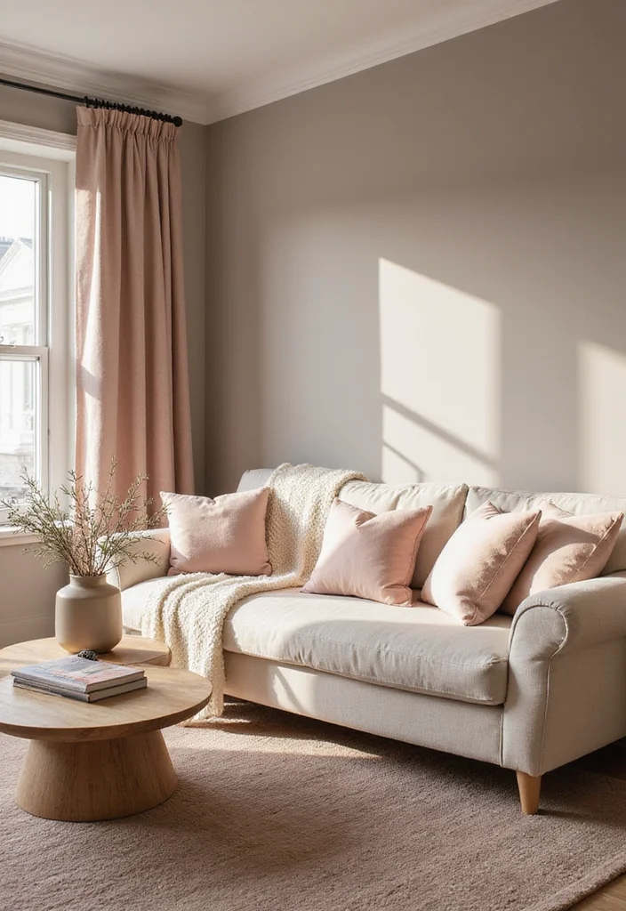 12 Taupe Living Room Ideas for Soft Neutral Warmth - 8. Soft Warm Tones