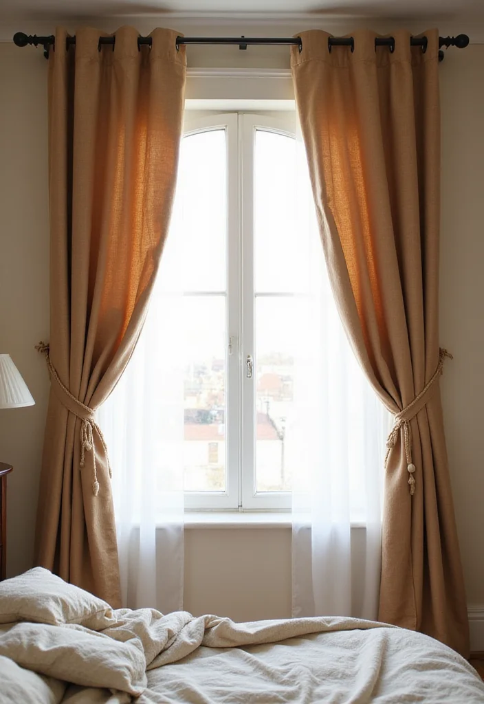 12 Terracotta Bedroom Ideas for Earthy Warm Interiors - 10. Earthy Window Treatments