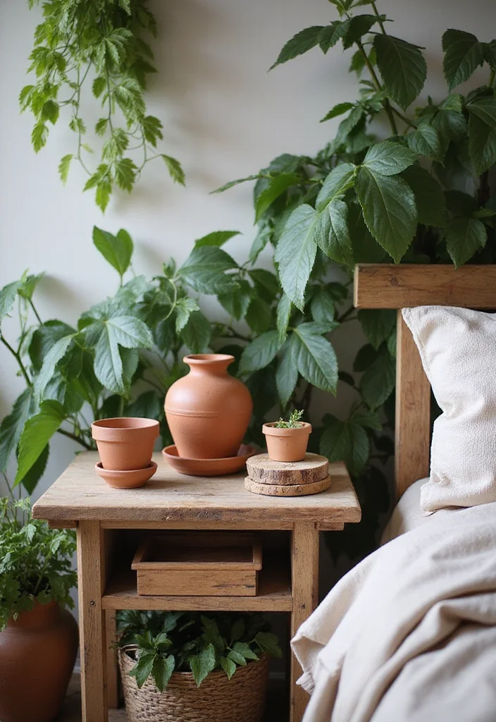 12 Terracotta Bedroom Ideas for Earthy Warm Interiors - 3. Rustic Terracotta Accents