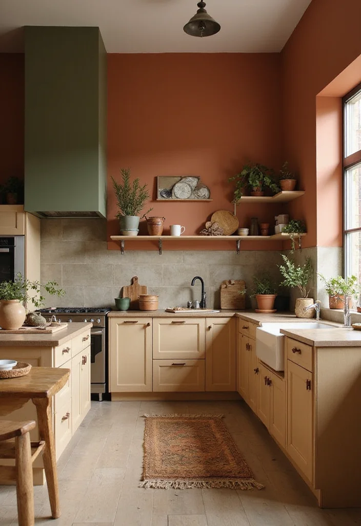 12 Warm Kitchen Ideas for Cozy Inviting Spaces - 1. Earthy Color Palettes