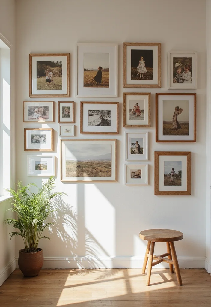 12 Warm Kitchen Ideas for Cozy Inviting Spaces - 11. Gallery Wall of Memories
