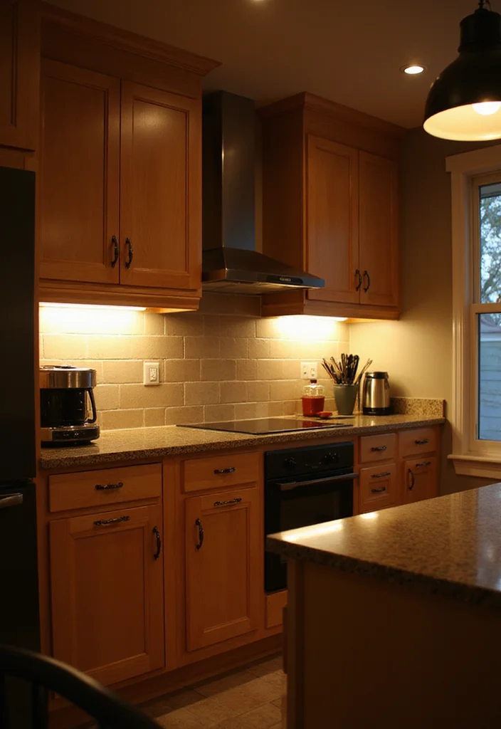12 Warm Kitchen Ideas for Cozy Inviting Spaces - 3. Warm Lighting Options