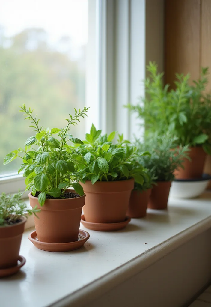 12 Warm Kitchen Ideas for Cozy Inviting Spaces - 8. Herb Gardens in the Kitchen
