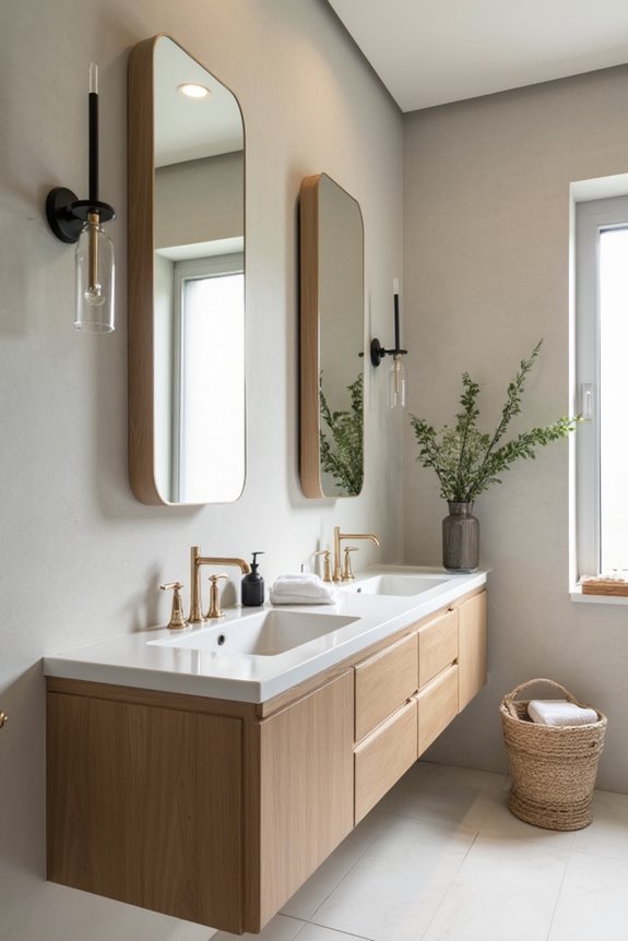 balance fixtures at matching heights