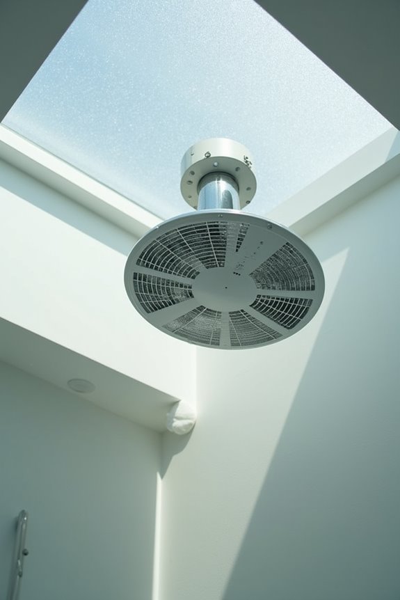 balanced bathroom exhaust with intake
