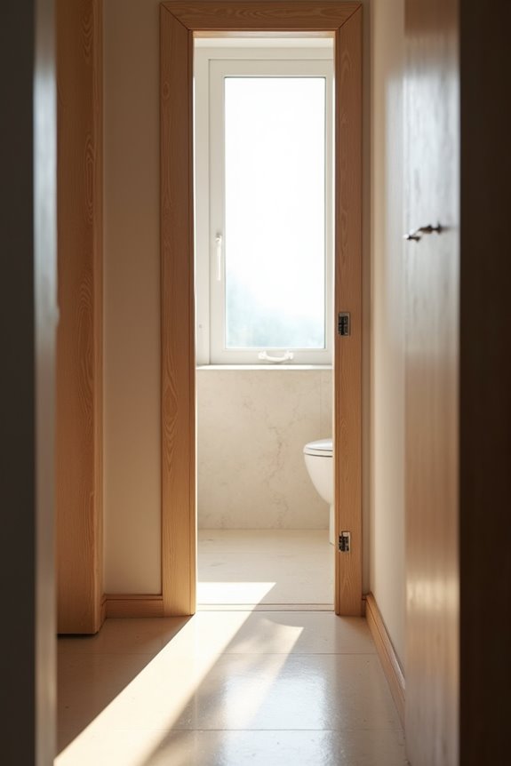 bathroom door size 32 inches clear opening