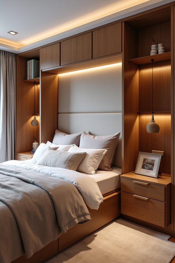 built in storage tailored bedroom