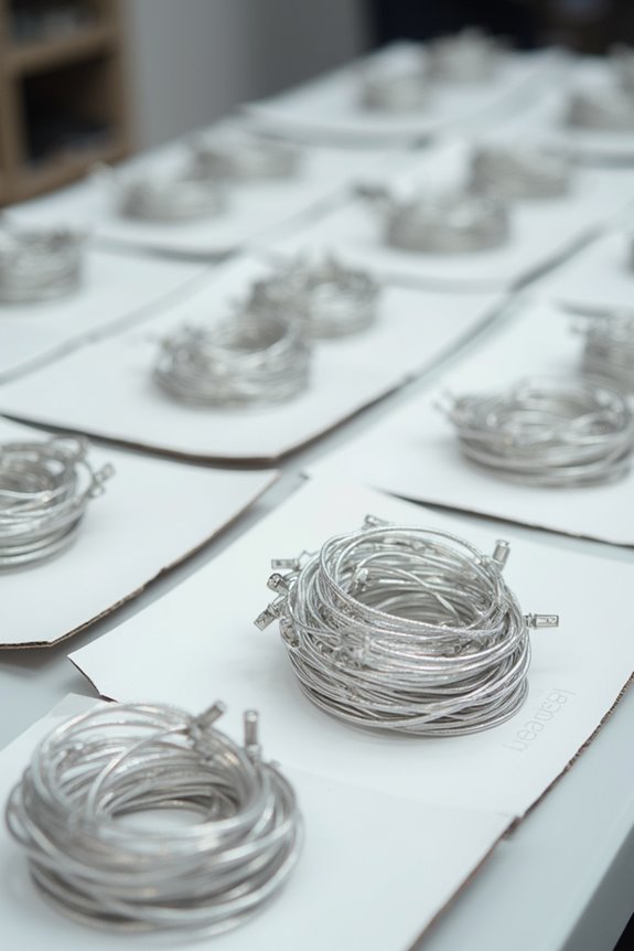cardboard coils prevent tangled lights