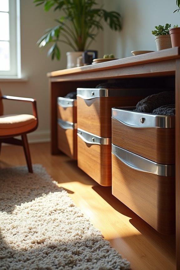 decorative bins contextual furniture status