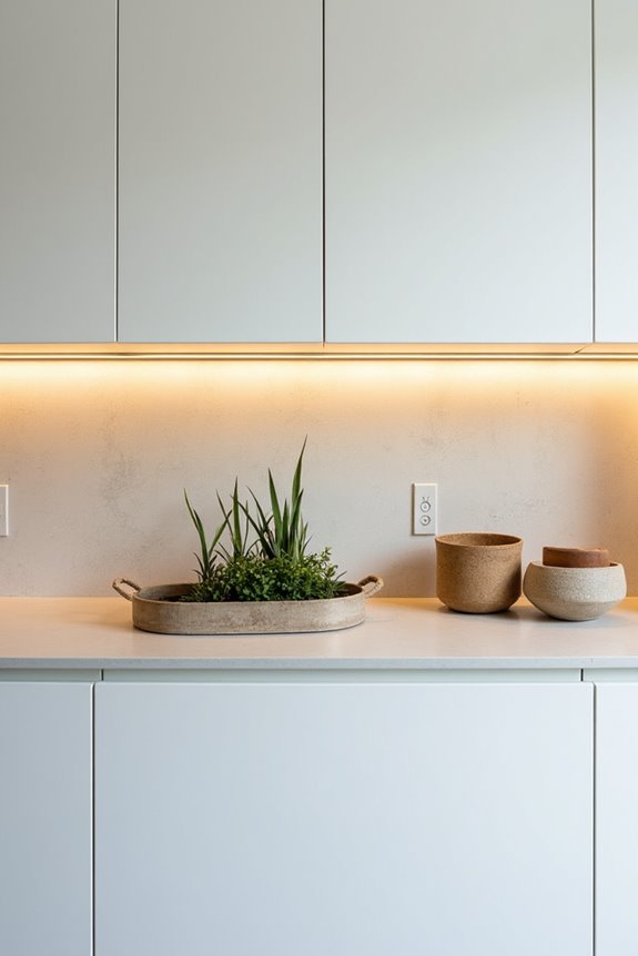extend backsplash to ceiling unified look