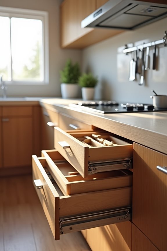 pull out organizers for desks