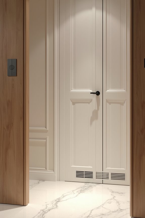 smaller doors improve moisture control