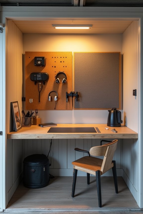 sound dampened climate controlled workspace