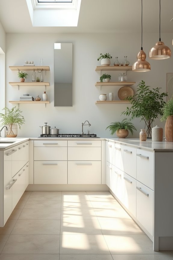 strategic decor boosts daylight flow