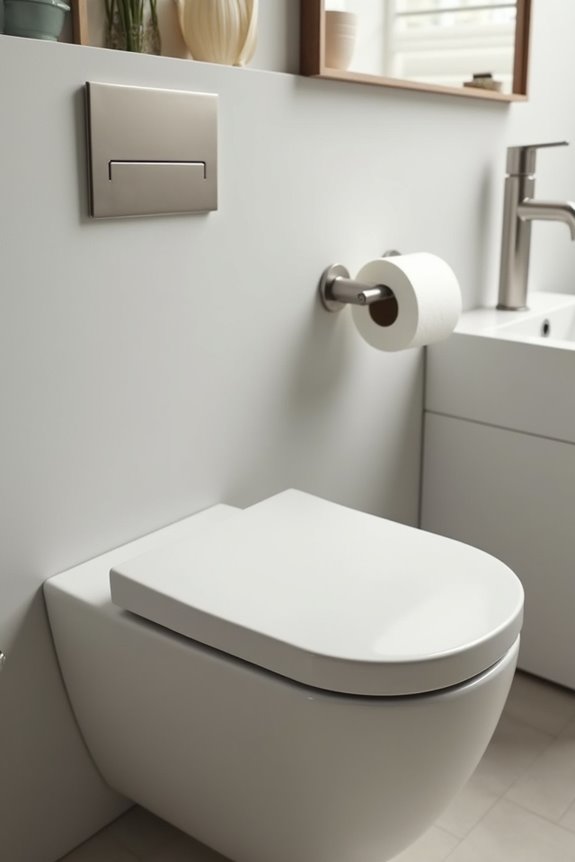 toilet paper holder height 26 8 12 from front rim