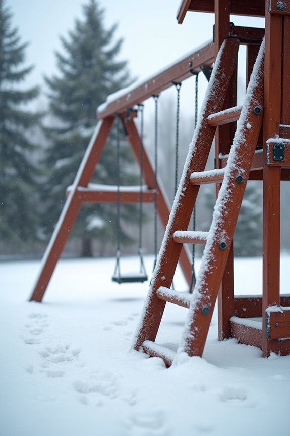 winter slows backyard discovery sales